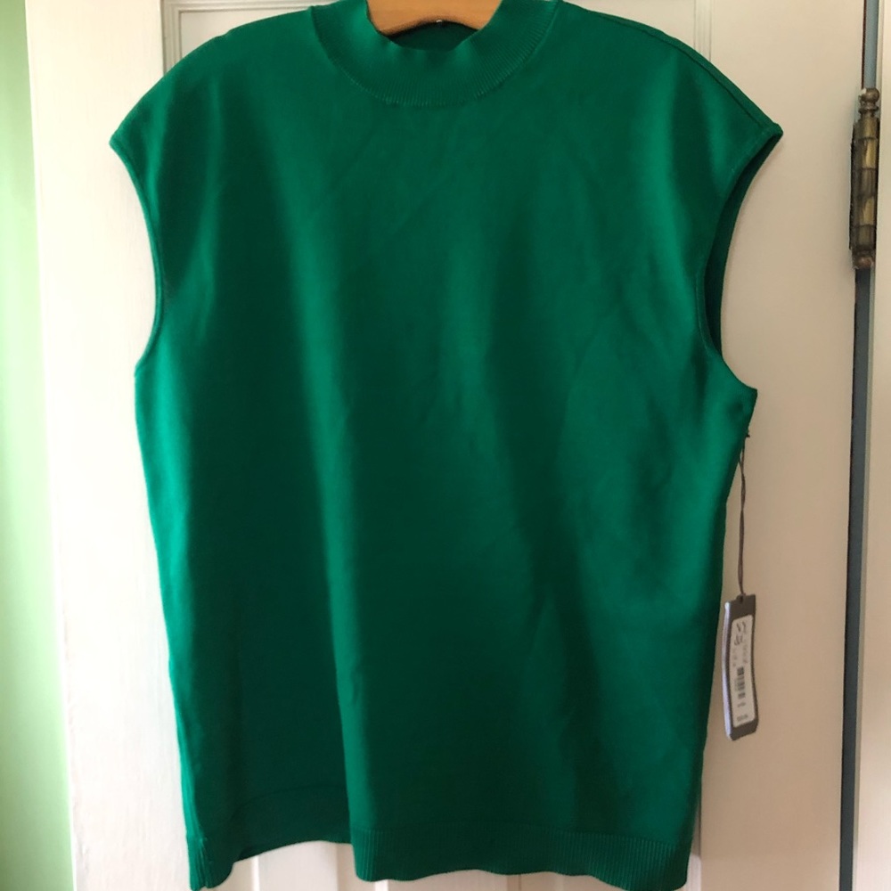 NY&C Emerald Ribbed Top
